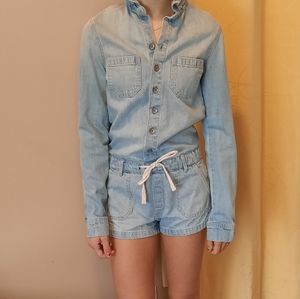 Hollister jeans romper